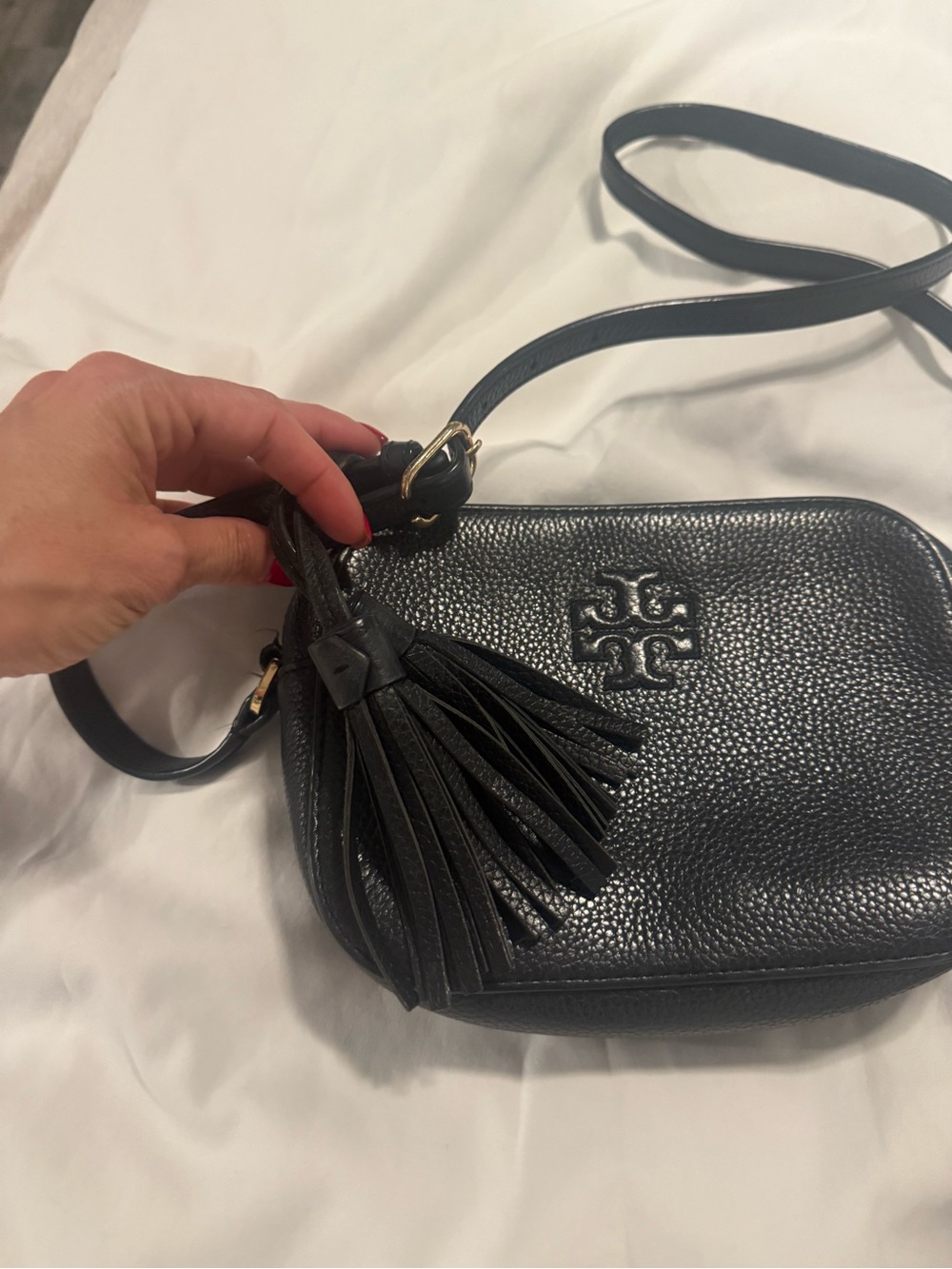 Tory Burch signature cross body bag - Picture 2 of 4